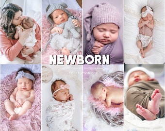 15 NEWBORN Presets, Mobile Lightroom Preset, Instagram Photo Filter, Newborn Photography, Kids Children Presets,  Baby presets for bloggers