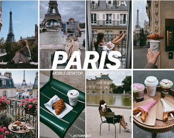 15 PARIS Lightroom Presets, Paris Presets, City Presets, Street Presets, Travel Presets, Urban Presets, Mobile & Desktop Presets