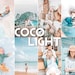 15 Light Mobile Lightroom Presets Coco Light, Desktop and Mobile Instagram Filter For Bloggers, Light and Airy Preset, Photo editing 