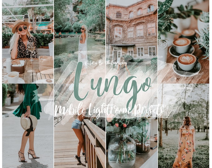 5 Lightroom Mobile Presets LUNGO Modern Lifestyle Instagram Preset Lightroom Mobile Preset for Bloggers