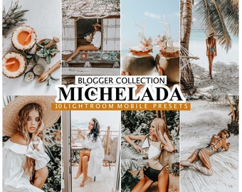 10 Lightroom Presets MICHELADA For Mobile and Desktop Lightroom, Influencer preset, Blogger Lifestyle Presets for Instagram, Photo filter