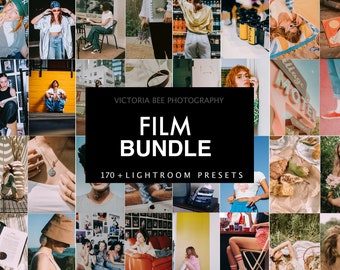 FILM Presets Bundle, 170 + Retro Analog Feed, Kodak Presets, All in One, Polaroid Mobile Presets, Vintage Grainy Filter, Kodak Look, Fuji