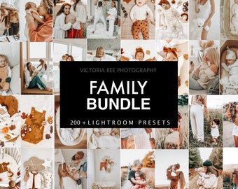 200+ Lightroom Presets for Desktop and Mobile, Perfect Family Bundle , Couple Wedding Filter, Outdoor and Indoor Preset