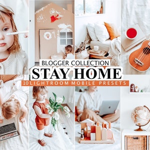 10 Mobile Lightroom Presets Stay Home - Instagram Presets, Lifestyle presets, Lightroom Mobile Presets, Desktop Lightroom Presets