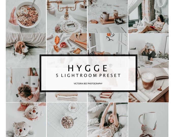 5 Mobile Lightroom Presets HYGGE Lightroom Mobile Preset for Bloggers  Instagram Preset for Lightroom Desktop