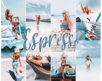 10 Mobile Lightroom Presets ESPRESSO, Soft Photo Editing Filter for Lifestyle Blogger, Instagram Influencer Outdoor Preset