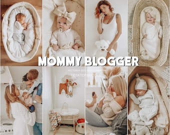 15 Lightroom Presets Mommy Blogger, Airy Presets, Warm Cozy Filters, Mom Photo Filter, Indoor Presets, DNG