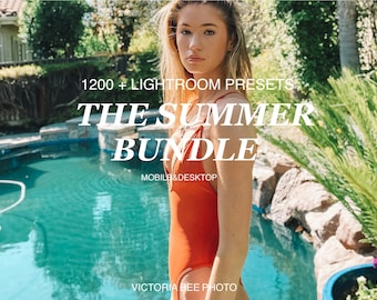 Summer Lightroom Presets Bundle: Mobile & Desktop Filters (PDF Download)
