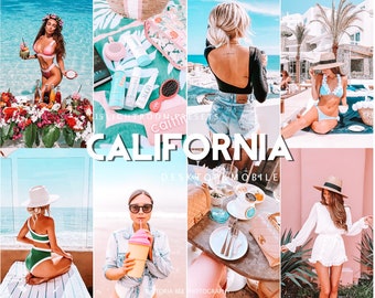 15 Summer Preset California, Mobile Lightroom Presets, Influencer Preset, Instagram Summer Filters for Blogger