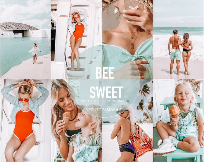 5 Mobile Lightroom Preset BEE SWEET Influencer Lightroom Preset Travel Blogger Instagram Lifestyle Fashion Photography