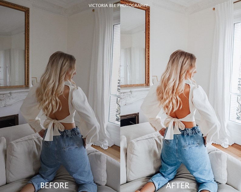 20 preimpostazioni Lightroom LEGGERE E ARIOSE per Lightroom mobile e desktop, preimpostazioni luminose, filtro fotografico per luce naturale, editing Instagram immagine 8