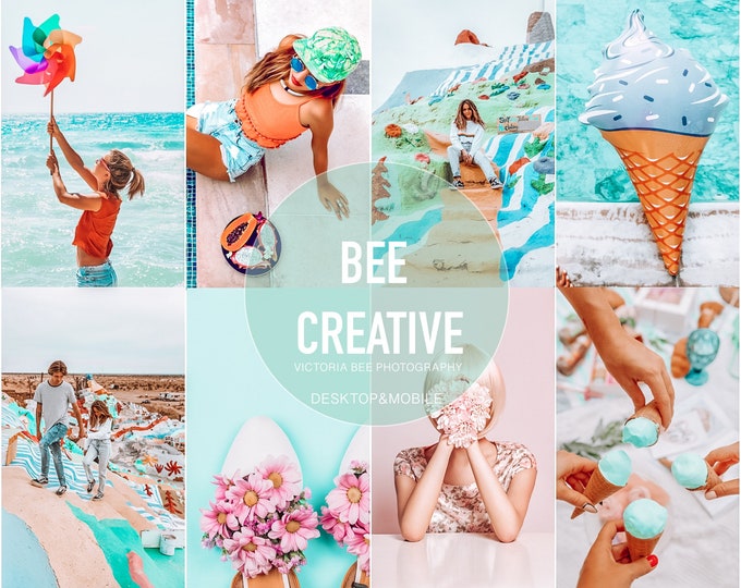 5 Mobile Lightroom Preset BEE CREATIVE  Influencer Lightroom Preset Travel Blogger Instagram Lifestyle Fashion Photography