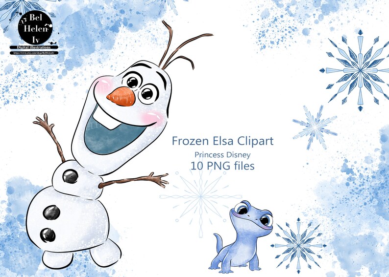 Frozen Inspired Clipart Planner Stickers Frozen Lizard Etsy