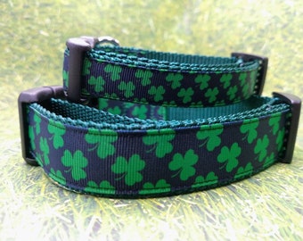 Shamrock Dog Collar Etsy