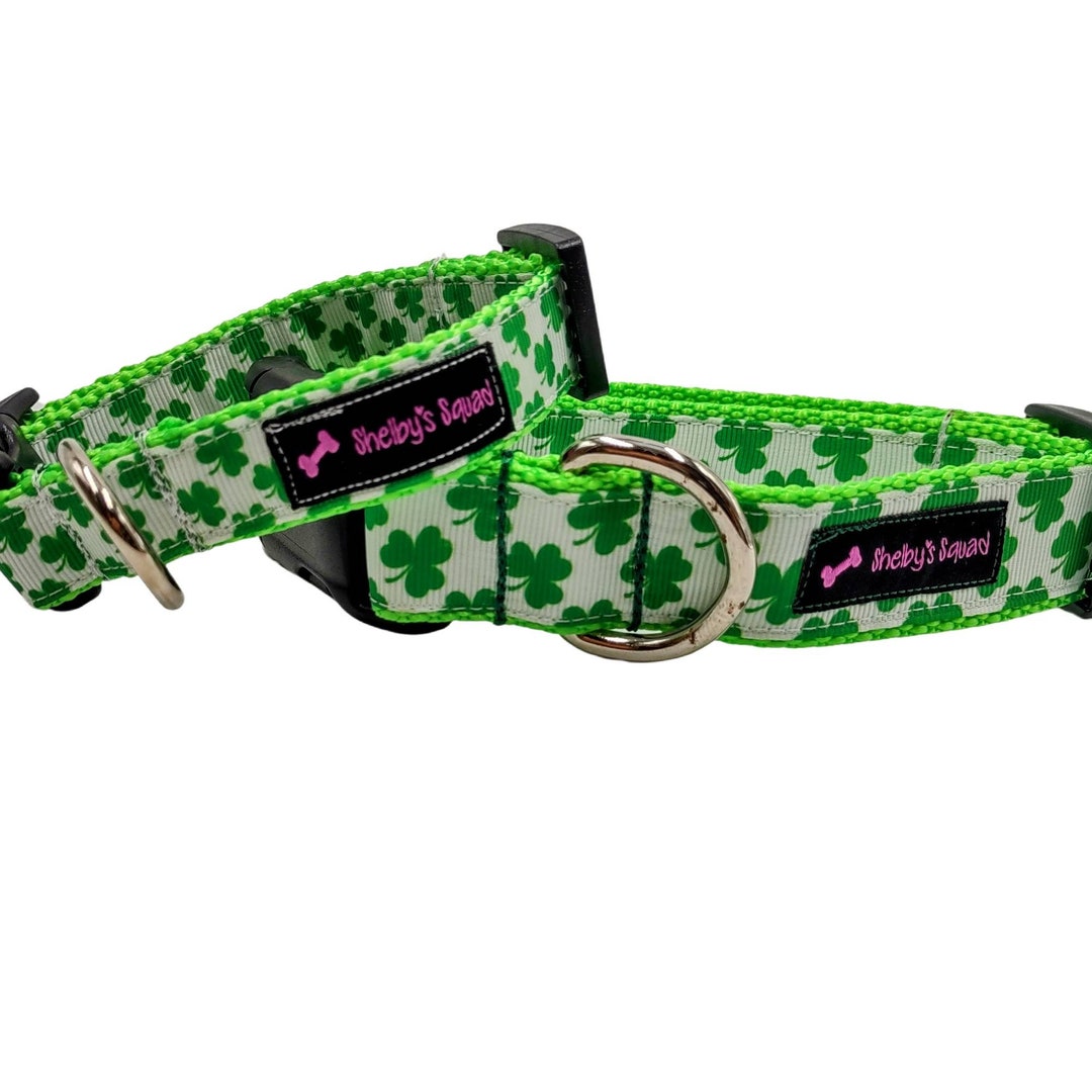 Shamrock Dog Collar Etsy