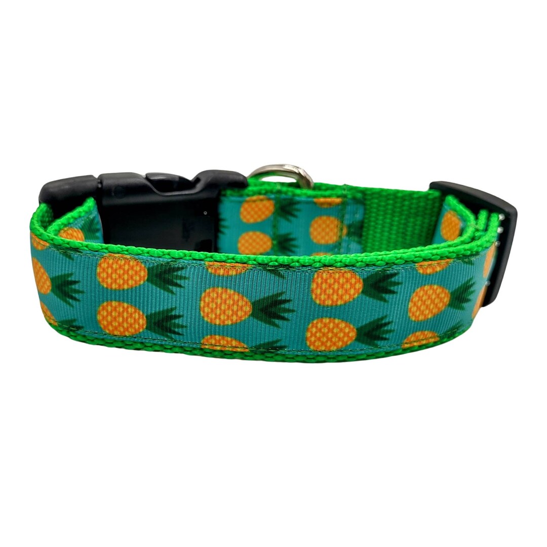 Pineapple Dog Collar Pineapple Etsy