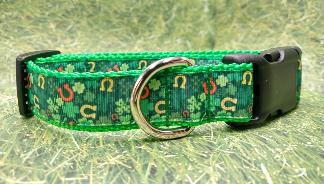 Lucky Dog Collar Lucky Irish Dog Collar St. Patrick's Etsy