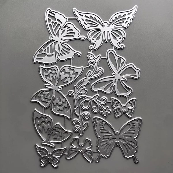 2023 NEW Butterfly Metal Cutting Dies DIY Scrapbooking Embossing Paper Photo Album StampsCrafts Templates Mould Stencils