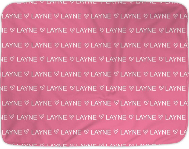 etsy baby girl blankets