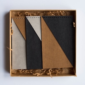 Washable Kraft Paper Corner Bookmark Set: Scandinavian Design