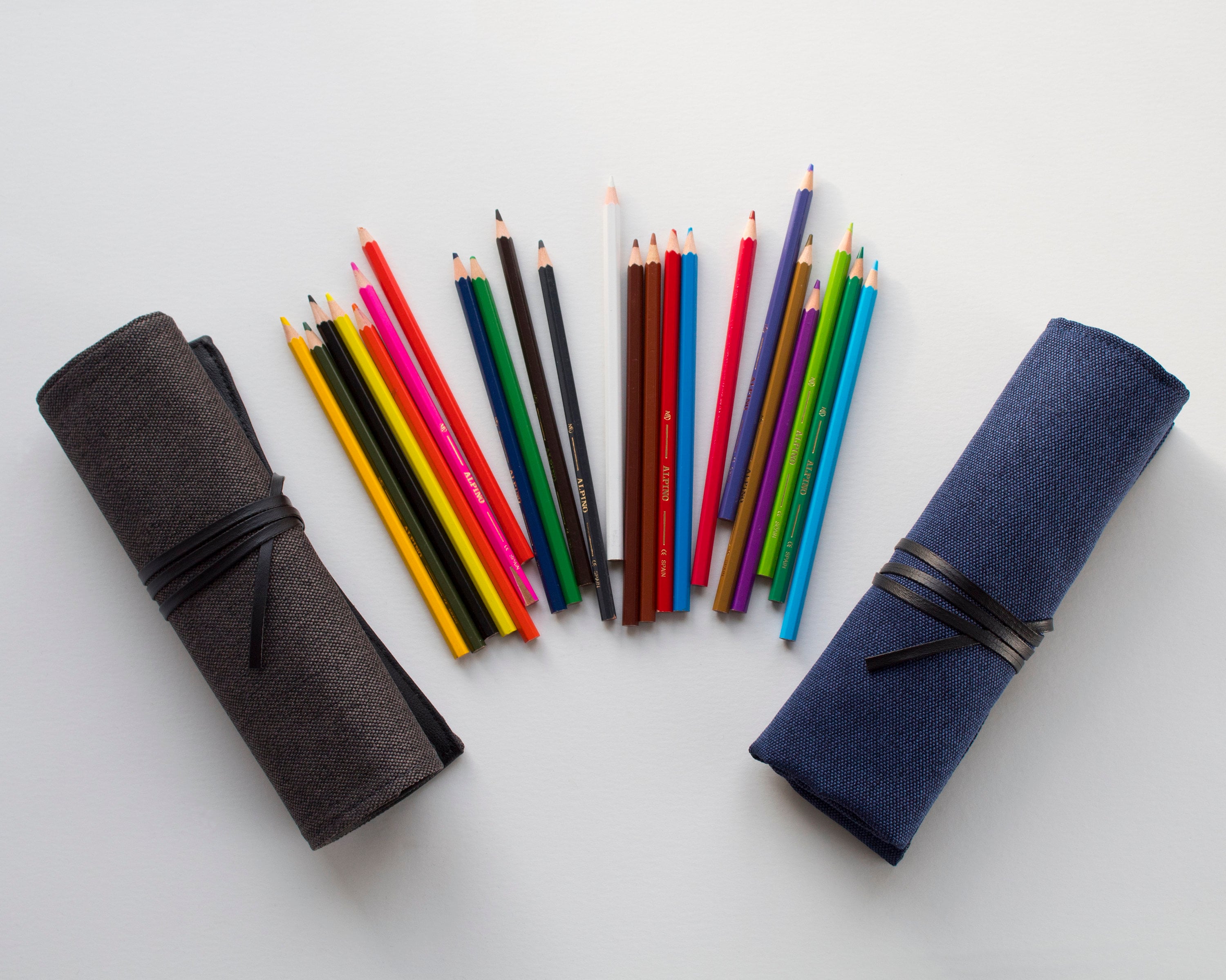 Canvas Pencil Roll Paint Brush Roll Made of Canvas Material Etsy UK