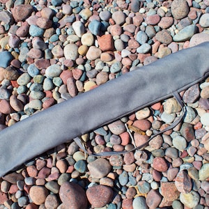 Handcrafted Stonewashed Canvas Beach Umbrella Bag or Yoga Mat Bag
