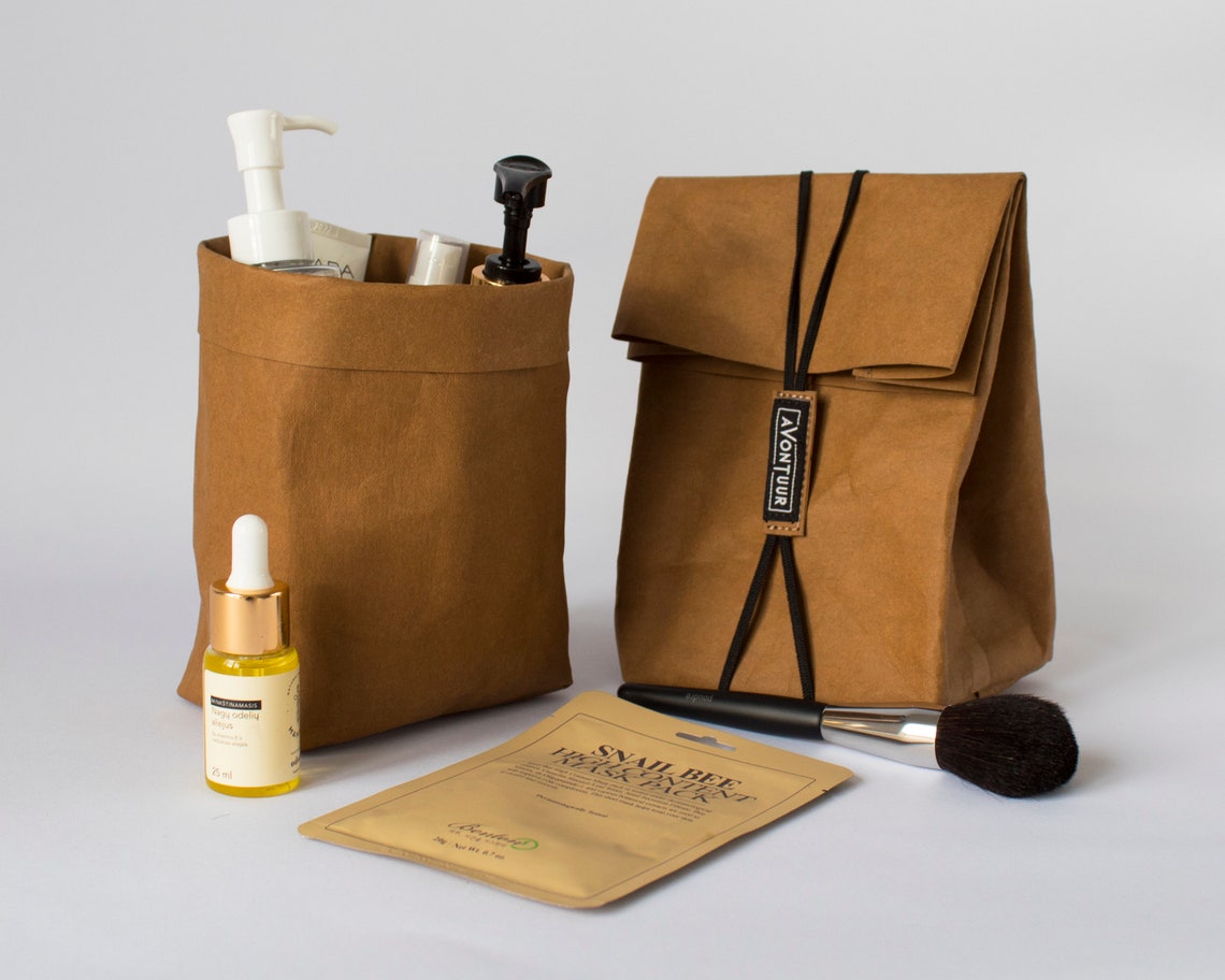 Washable Paper Lunch Bag Picnic Bag Cute Lunch Bag Lunch Etsy