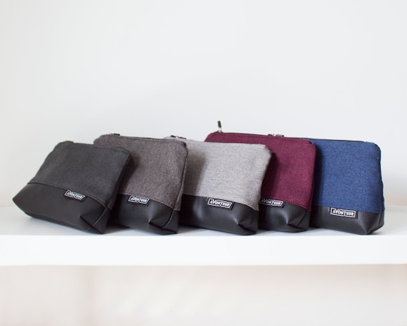 Toiletry bag for women and men, Small bag for cosmetics,  Wash bag men, Makeup bag vegan, Ladies makeup pouch, Waterproof wash bag