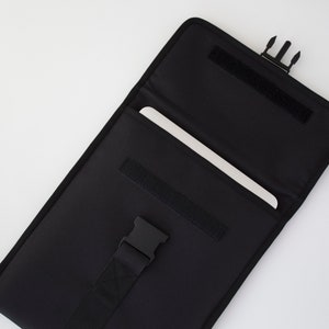 Black computer case, Waterproof sleeve, Minimalistic case, Protective document holder, Tech protection, Notebook sleeve , Fits ALL Laptops image 3