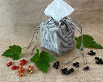 10 Handmade Linen Tissue Box Cover, Minimalist Style !