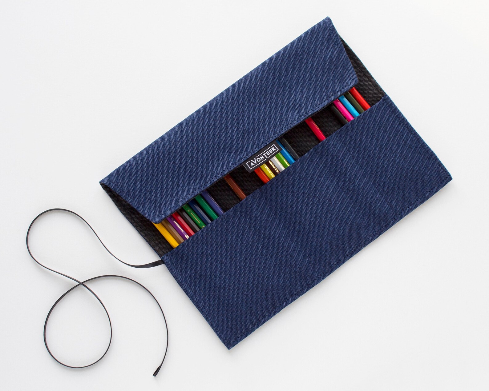 Canvas Pencil Roll Paint Brush Roll Made of Canvas Material Etsy