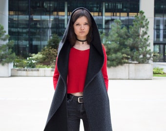 Écharpe d'hiver confortable, capuche chaude, accessoires pour dunes, écharpe à capuche unisexe, écharpe de créateur, écharpe longue à capuche, écharpe convertible, cagoule, cadeau, livraison gratuite !!
