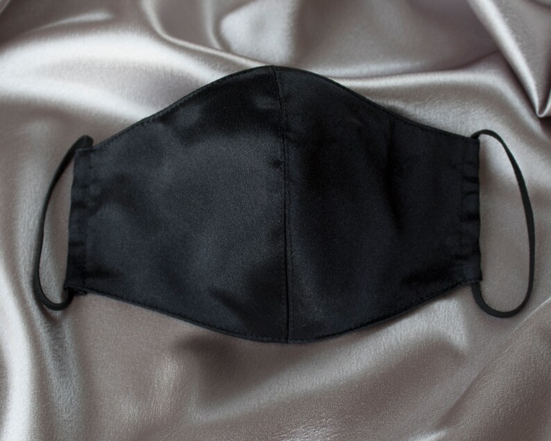 Satin Mask Silk Masks Bride Masks 3 Ply Face Masks Bride Etsy