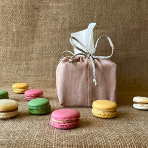 Porta fazzoletti minimalista con corda di lino, porta fazzoletti di lino fatto a mano, porta fazzoletti di lino naturale, decorazioni per l'inaugurazione della casa, SPEDIZIONE GRATUITA