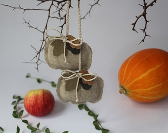 Fall Pumpkin Garland , Halloween Home Decor , Rustic Fall , Harvest decor,Autumn farmhouse, Autumn wall hanging, Halloween fall decoration