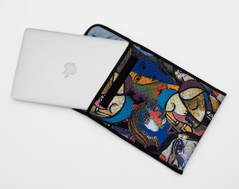 Macbook case, Lenovo yoga case, Abstract sleeve, Colourful sleeve, Device cover, Protective laptop, Fits ALL Laptops