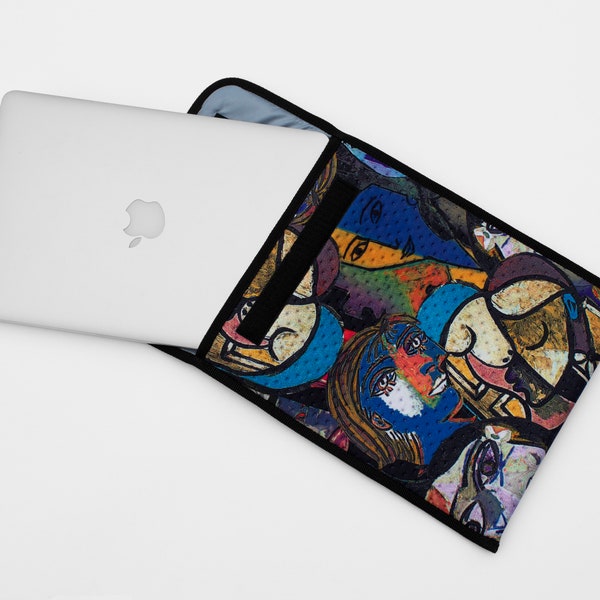 Macbook case, Lenovo yoga case, Abstract sleeve, Colourful sleeve, Device cover, Protective laptop, Fits ALL Laptops