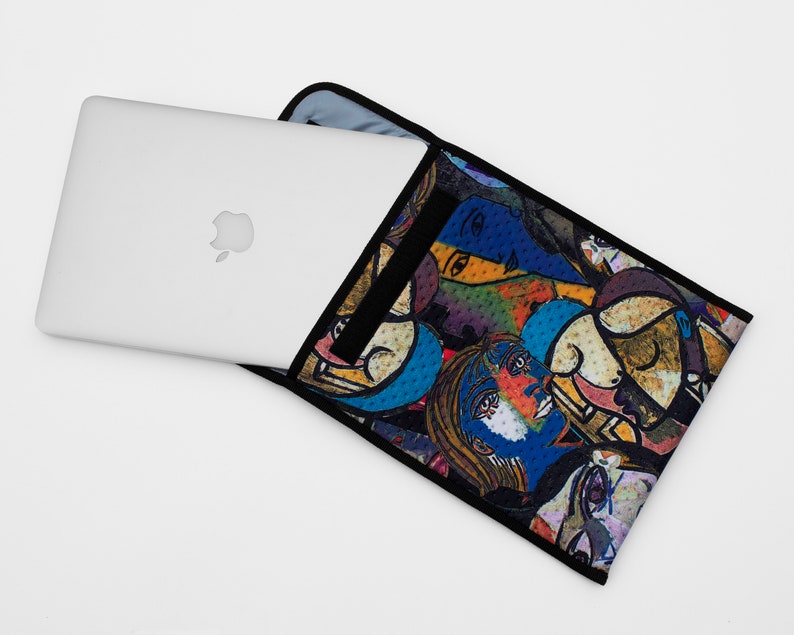 Picasso macbook case, Lenovo yoga case, Abstract sleeve, Colourful sleeve, Device cover, Protective laptop, Fits ALL Laptops 