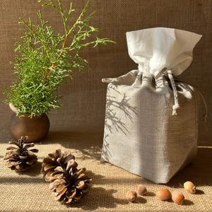 Copri scatola di fazzoletti in lino naturale. Decorazione minimalista per la casa. Porta fazzoletti in lino pastello. Il regalo migliore. SPEDIZIONE GRATUITA!!!