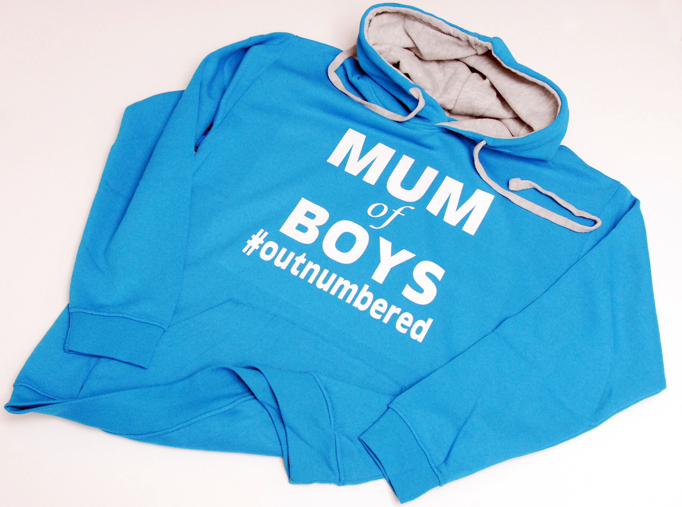 Mum of Boys outnumbed Hoodie for Mum mothers Day Gift hoodie for