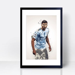 Ruben Dias THICK CARDSTOCK Wall Print | Wall Art | Gift | Home Decor | Kitchen House | Manchester Print Artwork Design | Portuguese