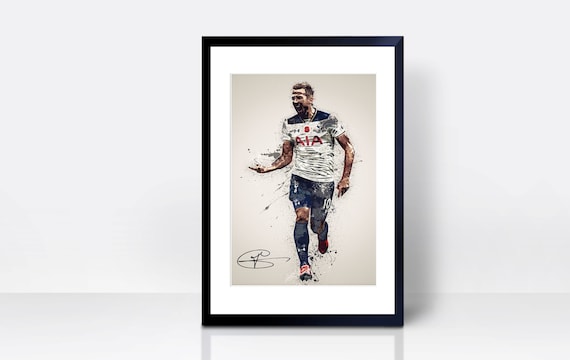Harry Kane Tottenham THICK CARDSTOCK Wall Print | Wall Art | Gift | Home Decor | Kitchen House | Watercolour | England Football Print Team