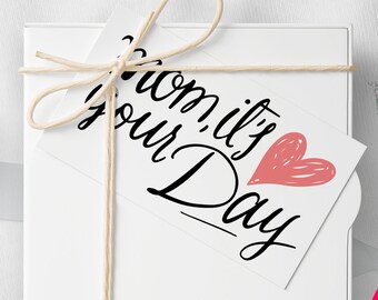 Carta etichetta regalo per la festa della mamma STAMPABILE / Etichetta regalo per la mamma / Etichetta goditi la tua giornata / Etichetta regalo floreale / Migliore mamma di sempre / Download istantaneo