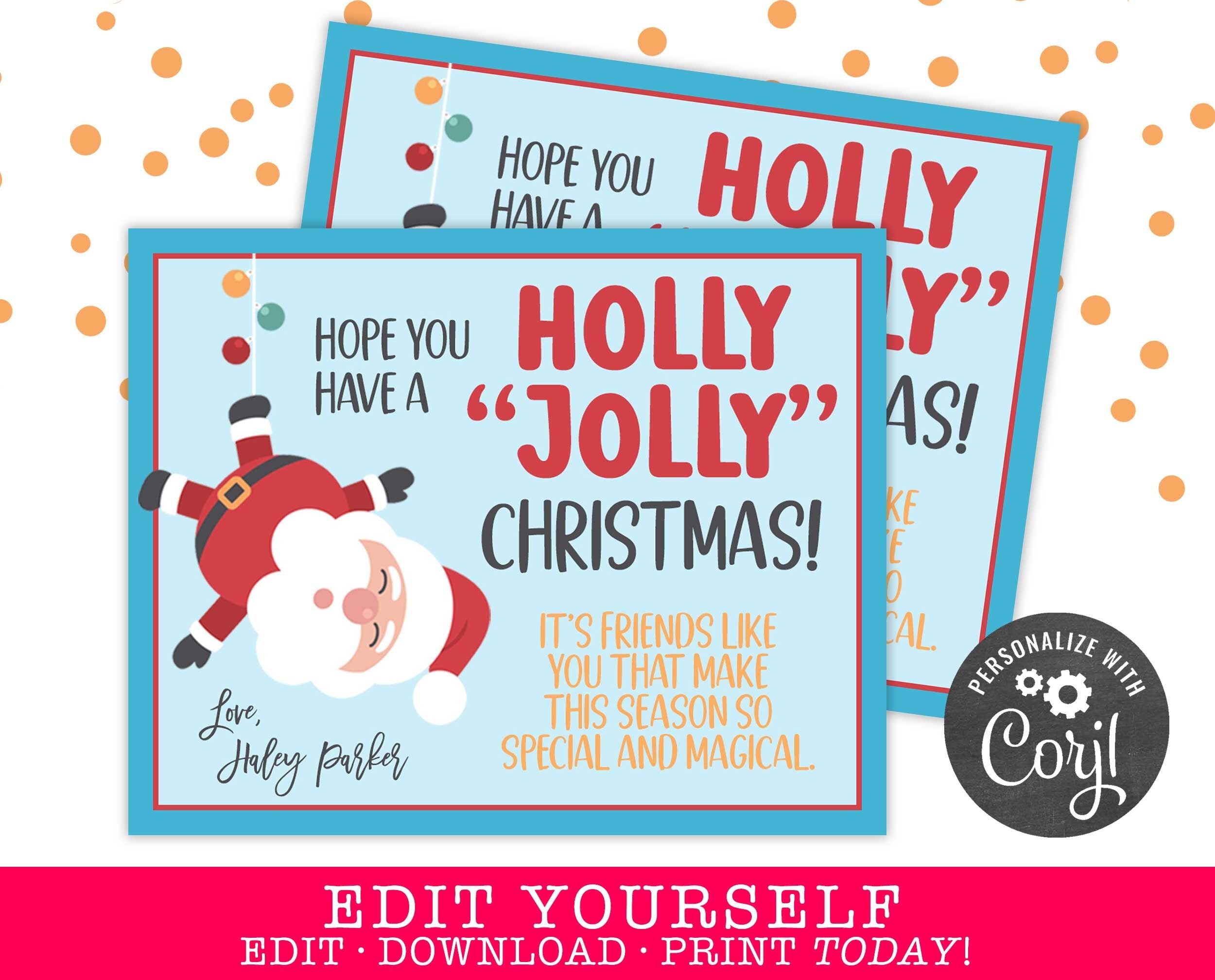 Holly Jolly Christmas - Gift Tags, 12 ct – Merrilulu