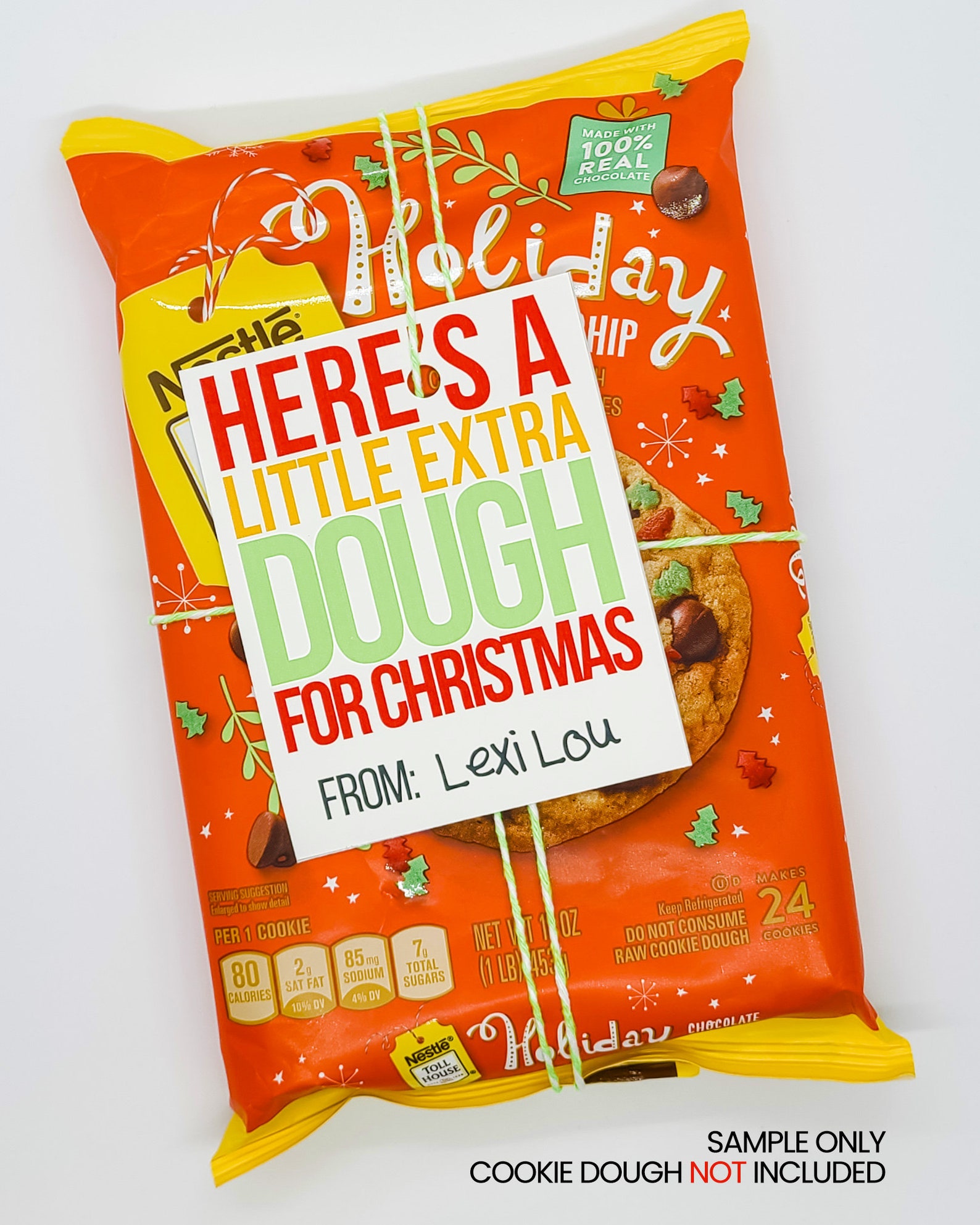 PRINTABLE Extra Dough for Christmas Gift Tag | Gift Exchange Friend ...