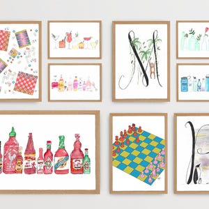 Hot Sauce Watercolor Print: Spicy Food Art (Digital Download) image 8