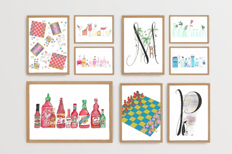 Hot Sauce Watercolor Print: Spicy Food Art (Digital Download) image 8