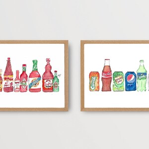 Hot Sauce Watercolor Print: Spicy Food Art (Digital Download) image 7