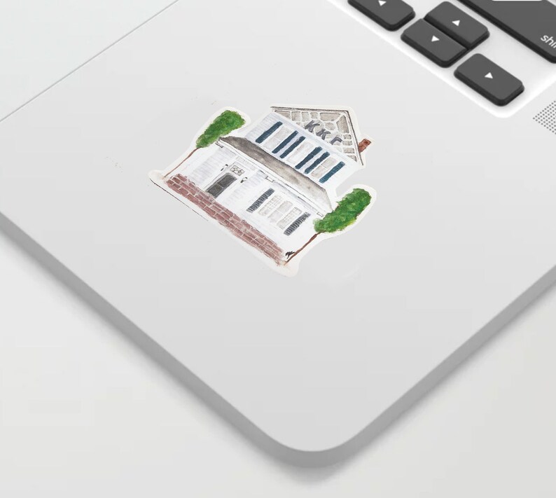 Tulane University Sorority Watercolor Sticker College Etsy