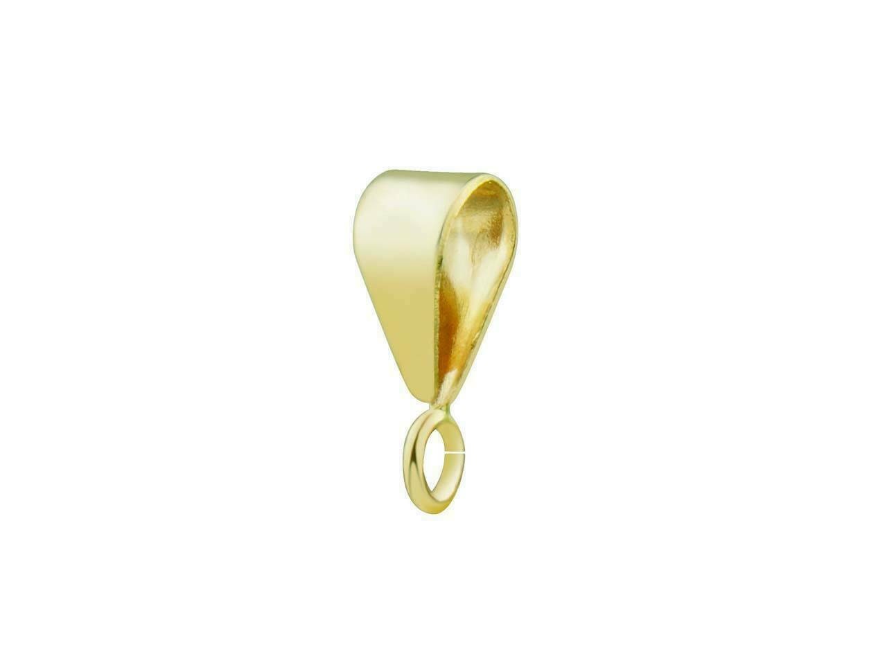 9ct Gold Pendant Bale Yellow Gold Easy 